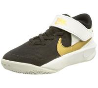 Nike Big Kids' Basketball Shoe Team Hustle D 10, Black/Metallic Gold-White-Photon Dust, CW6735-002, 39 EU (6.5Y US)