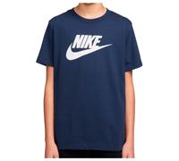 Nike - Big Kid's Sportswear T-Shirt - T-shirt - M - midnight navy / white