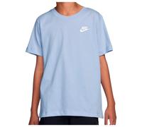 Nike - Big Kid's Sportswear Tee - T-shirt - M - hydrogen blue / white