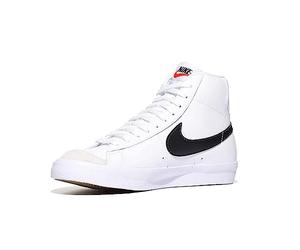Nike Blazer Mid '77, Chaussures de Gymnastique, White/Black-Team Orange,