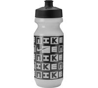 Nike - Bouteille d'eau "Big Mouth", figurative, 650ml CS2549 (taille unique) (Transparent/Noir)