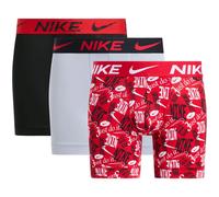 Nike Boxer Brief Logo rouge/noir/gris 3 unités Taille S