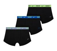 Nike Boxers Trunk NQ00KE128, Lot de 3 en coton Homme L Noir