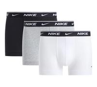 Nike Boxer Trunk Dry Fit Blanc/Gris/Noir, 3 paires, Taille S