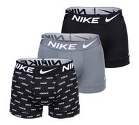 NIKE Boxers Pour Hommes, Pack De 3 - Trunks, Dri-Fit Micro, Ceinture Logo