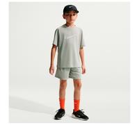 Nike - Boy's Multi Big Kids Dri-Fit S/S Training Top - T-shirt technique - S - spruce fog / white