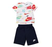 Nike Boys Set 86K471 023 Ensemble bébé, Blanc/bleu, 6-7 ans