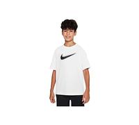 Nike Boy's Shirt B NK DF Multi+ SS Top Hbr, White/Black, DX5386-101, XL