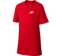 Nike Boy's Shirt K NSW Tee EMB Futura, University Red/White, AR5254-657, L