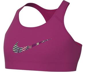 Nike Bra G NK Swsh Rev Bra Sport AOP, Fireberry/White, FD2280-615, XS