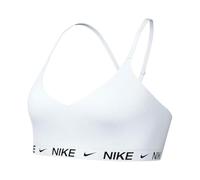 Nike Bra W NK DF Indy LGT SPT Bra, White/Black, FD1062-101, 2XS