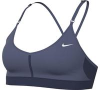 Nike Bra W NK Indy V-Neck Bra, Diffused Blue/Midnight Navy/White, CZ4456-491, 2XL