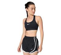 Nike Bra W NK Swsh Med SPT Bra, Black/White, DX6821-010, XS