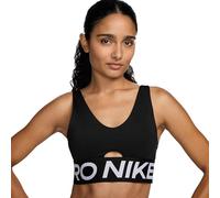 NIKE Bra W NP Indy Plunge Bra Bold, Black/White/White, HF7324-010, L
