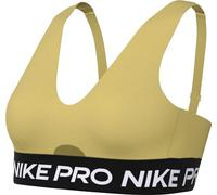 Nike Bra W NP Indy Plunge Bra SW, Saturn Gold/White, HF5961-700, M