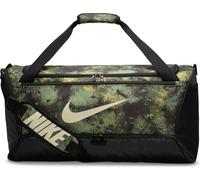 Nike Brasilia M Duffel FZ2585-386, MISC Camo AOP, Oil Green/Black/Coconut Milk, FZ2585-386, MISC, Vert Huile/Noir/Lait de Noix de Coco, Taille Unique, Entraînement pour Homme