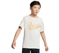 Nike Breathe Hyper Dry T-Shirt Enfant Light Cream/Orange Peel FR : L (Taille Fabricant : L)