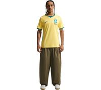 Nike Brésil Homme S - Brazil National Team Football Jersey - WM 2026 World Cup Fan Jersey NK Dri-FIT Stadium Home Maillot, Canary/Light Menta/Geode Teal