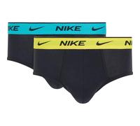 Nike Brief 2PK sous-vêtements, Black-Lightening/Dusty Cactus, XS Homme