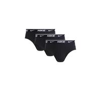 Nike Slip Brief Logo noir et blanc (3 unités) – M