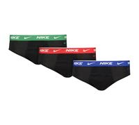 Nike Brief 3PK sous-vêtements, Blk-Stadium Green/GR/Uni Red WB, S Homme