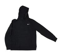 Nike Brushed Sweat-shirt à capuche Garçon , Noir/Blanc-XS