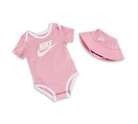 Nike Bucket Hat & Bodysuit 2 Pc Set Bébé - Coffrets cadeaux, Rose - Taille 50 - 56 CM Pink 50 - 56 CM