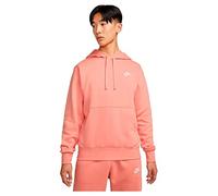 NIKE BV2654-824 Haut à Capuche à Manches Longues en Polaire pour Homme, Lt Madder Root/Lt Madder Root/Blanc, S, Lt Madder Root/Lt Madder Root/White, S