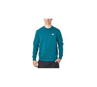 Nike BV2662-381 M NSW Club CRW BB Sweatshirt Homme GEODE Teal/White Taille 2XL