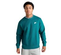 Nike BV2662-381 M NSW Club CRW BB Sweatshirt Homme GEODE Teal/White Taille M