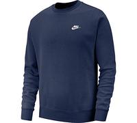 NIKE BV2662-410 M NSW CLUB CRW BB Sweatshirt Homme MIDNIGHT NAVY/WHITE Taille 2XL