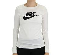 Nike BV6171 W NSW Tee ESSNTL LS Icon FTR Sweatshirt Women's White/Black L