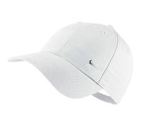 NIKE Casquette Swoosh Métal - Adulte - Blanc