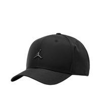 Nike Jordan Casquette structurée Rise Jumpman en métal Noir/Gunmetal M/L