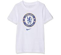 Nike CFC B NK TEE EVERGREEN CREST T-shirt Garçon Blanc FR (Taille Fabricant : XL)