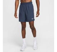 Nike Challenger DV9344-437 Dri-Fit Short de Course sans Doublure pour Homme, Bleu chiné/argenté réfléchissant Taille L