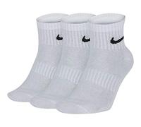 NIKE Chaussette EVERYDAY LIGHTWEIGHT Noir, Homme, Unisexe, Tube Socks, 3 Paires, Taille 12, Polyester, Sport, Laver à la main