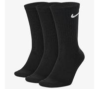 Nike Chaussettes Cush Crew Mixte – 3 paires Noir/Blanc Taille L EU