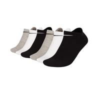 NIKE Chaussettes de sport beige chiné / noir / blanc, Taille 42-44