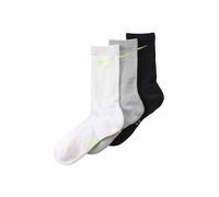 NIKE Chaussettes de sport 'ED ELVD' gris clair / pomme / noir / blanc, Taille 46-50