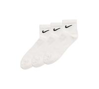 NIKE Chaussettes de sport 'Everyday' noir / blanc, Taille 34-38