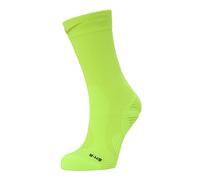 NIKE Chaussettes de sport 'FAST' moka / vert fluo / noir, Taille 34-38