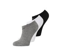 NIKE Chaussettes de sport gris chiné / noir / blanc, Taille 46-50