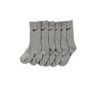 NIKE Chaussettes de sport gris chiné / noir, Taille 19-32
