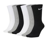 NIKE Chaussettes de sport gris / noir / blanc, Taille 42-46