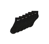 Chaussettes de training Nike Everyday Cushioned (6 paires) Noir/Blanc 38-42