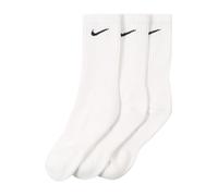 Nike NK Everyday Cush Crew 3PR Chaussettes Mixte Adulte, Blanc (white/black), 38 - 42 (Taille fabricant: M)