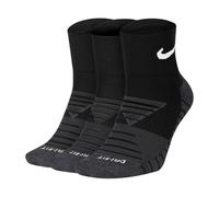 Nike - Chaussettes mi-hautes d'entraînement rembourrées (3 paires) - unisex - Sport - Noir - Taille: S