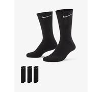 Nike Chaussettes Unisexe Everyday Amorti Crew (3 Paires) - 010 (Noir)
