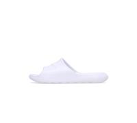 Nike - Chaussons de douche blancs avec Swoosh - Femme - Sport - Blanc - Taille: 36 1/2 EU